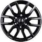 Khomen Wheels KHW1723 (JAC T6 Pickup) 8x17 6x139,7 ET 30 Dia 106,1 (Black)
