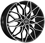 Khomen Wheels KHW1813 (Dongfeng AX7) 7x18 5x108 ET 43 Dia 65,1 (Black-FP)
