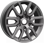 Khomen Wheels KHW1723 (LC Prado/Lexus GX) 8x17 6x139,7 ET 25 Dia 106,1 (Gray)