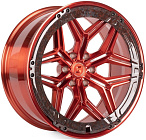Skill SV185-SB595 10x22 6x139,7 ET -10 Dia 77,8 (Красный + Карбон Sfc09)