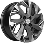 Khomen Wheels KHW1402 (Honda Civic) 5,5x14 4x100 ET 45 Dia 56,1 (Gray-FP)