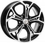 Khomen Wheels KHW1702 (RAV4) 7x17 5x114,3 ET 39 Dia 60,1 (Black-FP)