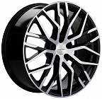 Khomen Wheels KHW2005 (Q8) 8,5x20 5x112 ET 20 Dia 66,5 (Black-FP)
