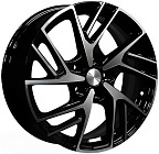 Khomen Wheels KHW1722 (Chery/Exeed) 6,5x17 5x108 ET 33 Dia 60,1 (Black-FP)