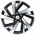 Khomen Wheels KHW1801 (Teana/X-trail) 7,5x18 5x114,3 ET 45 Dia 66,1 (Black-FP)