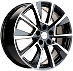 Khomen Wheels KHW1802 (OMODA C5) 7x18 5x108 ET 33 Dia 60,1 (Black-FP)