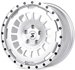 Skill SV606-SV420 8,5x18 5x120 ET 45 Dia 65,1 (серебро глянцевое + чёрные декоративные болты)