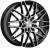 PDW Veloce 7,5x18 5x108 ET 45 Dia 67,1 (Черный глянец с полировкой)