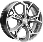 Khomen Wheels KHW1702 (Changan CS35/CS35 Pro) 7x17 5x110 ET 46 Dia 63,3 (Gray-FP)