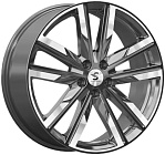 КиК КР014 8x20 5x114,3 ET 45 Dia 66,1 (Diamond Gloss Graphite)