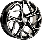 Khomen Wheels KHW1716 (Changan CS35/CS35 Pro) 7x17 5x110 ET 46 Dia 63,3 (Black-FP)