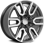 Khomen Wheels KHW1723 (LC Prado/Lexus GX) 8x17 6x139,7 ET 25 Dia 106,1 (Gray-FP)