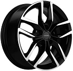 Khomen Wheels KHW1708 (Haval F7/F7x) 6,5x17 5x114,3 ET 40 Dia 64,1 (Black-FP)