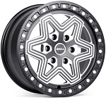 Skill SB125-CT356 9x18 6x139,7 ET 45 Dia 95,1 (чёрный матовый + полированные спицы)