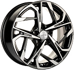 Khomen Wheels KHW1716 (Besturn X40) 7x17 5x114,3 ET 40 Dia 57,1 (Black-FP)