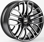 BBS 5096X-CS242 8x18 5x114,3 ET 35 Dia 73,1 (Чёрный Матовый + Полированные Спицы)