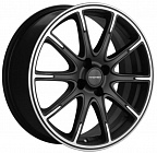 Khomen Wheels KHW1707 (Lada Vesta Cross) 6,5x17 4x100 ET 43 Dia 60,1 (Black-FP matt)