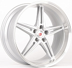 Veemann BX03-SB408 9,5x19 5x114,3 ET 25 Dia 73,1 (Серебро + Полированный Обод)