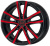 Mak Milano 6,5x16 5x112 ET 45 Dia 76,0 (Black and Red)