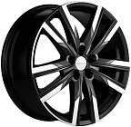 Khomen Wheels KHW1905 (Chery Tiggo 7 Pro) 7,5x19 5x108 ET 33 Dia 60,1 (Black-FP)