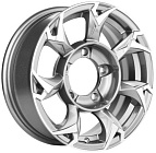 Khomen Wheels KHW1505 (Jimny) 5,5x15 5x139,7 ET 5 Dia 108,1 (F-Silver-FP)