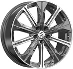 Скад КР013 7x19 5x112 ET 43 Dia 57,1 (Diamond Gloss Graphite)
