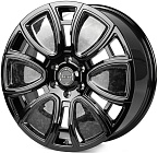 Skill SV808-SV481 9x22 6x139,7 ET 50 Dia 95,1 (Чёрный Глянцевый + Карбон Sfc06)