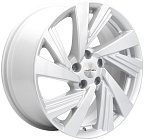 Khomen Wheels KHW1801 (Murano) 7,5x18 5x114,3 ET 50 Dia 66,1 (F-Silver)