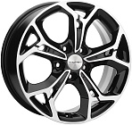 Khomen Wheels KHW1702 (Changan CS35/CS35 Pro) 7x17 5x110 ET 46 Dia 63,3 (Black-FP)