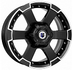 КиК M56-оригинал (КС593) 7x16 6x139,7 ET 38 Dia 67,1 (Алмаз черный)