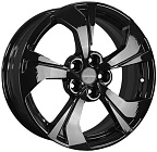 Khomen Wheels KHW1724 (Exeed LX) 7x17 5x108 ET 33 Dia 60,1 (Black)