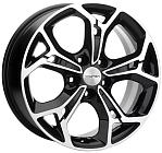 Khomen Wheels KHW1702 (Kodiaq/Tiguan) 7x17 5x112 ET 40 Dia 57,1 (Black-FP)